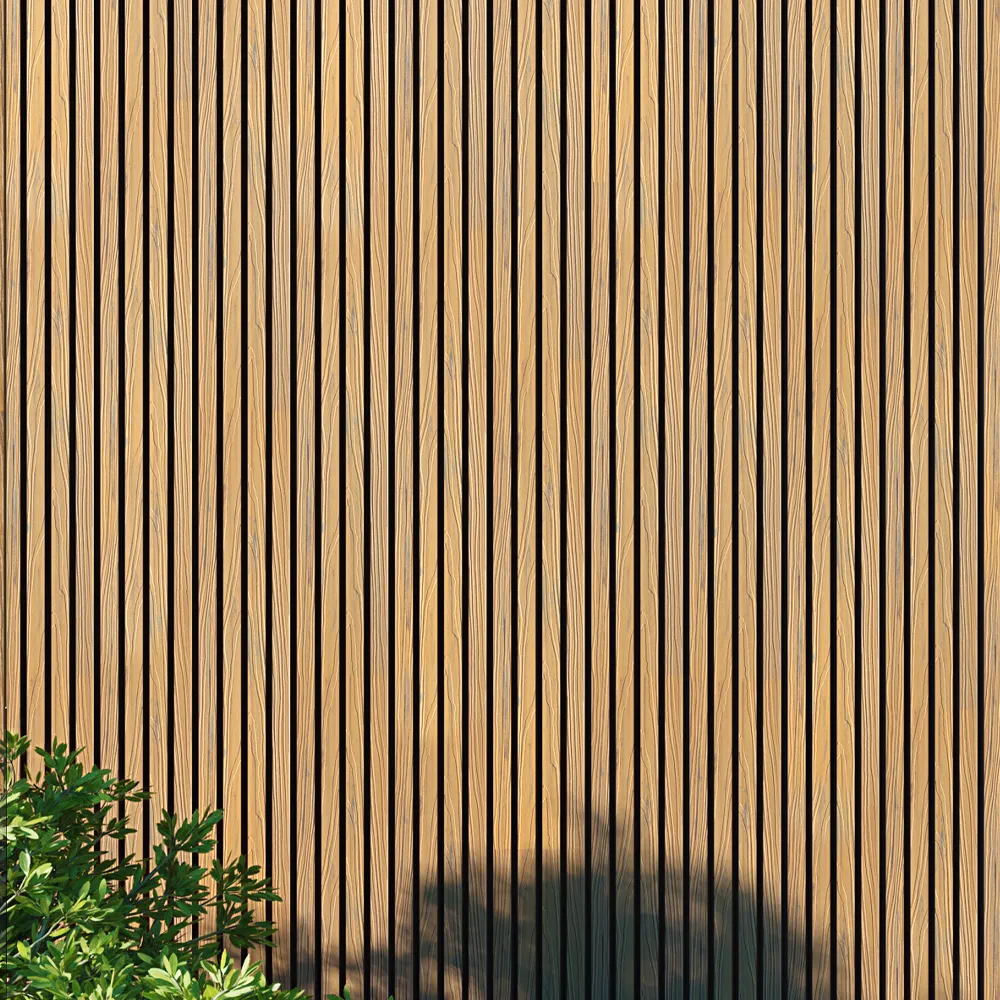 Exterior WPC Wall panel color birch