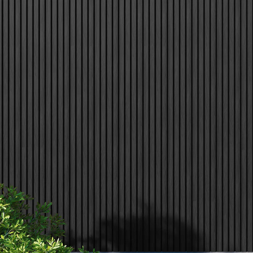 Exterior WPC Wall panel color black