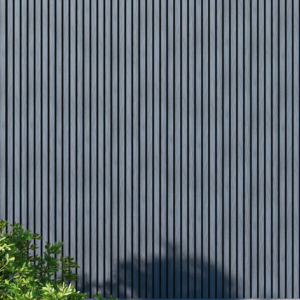 Exterior WPC Wall panel color grey