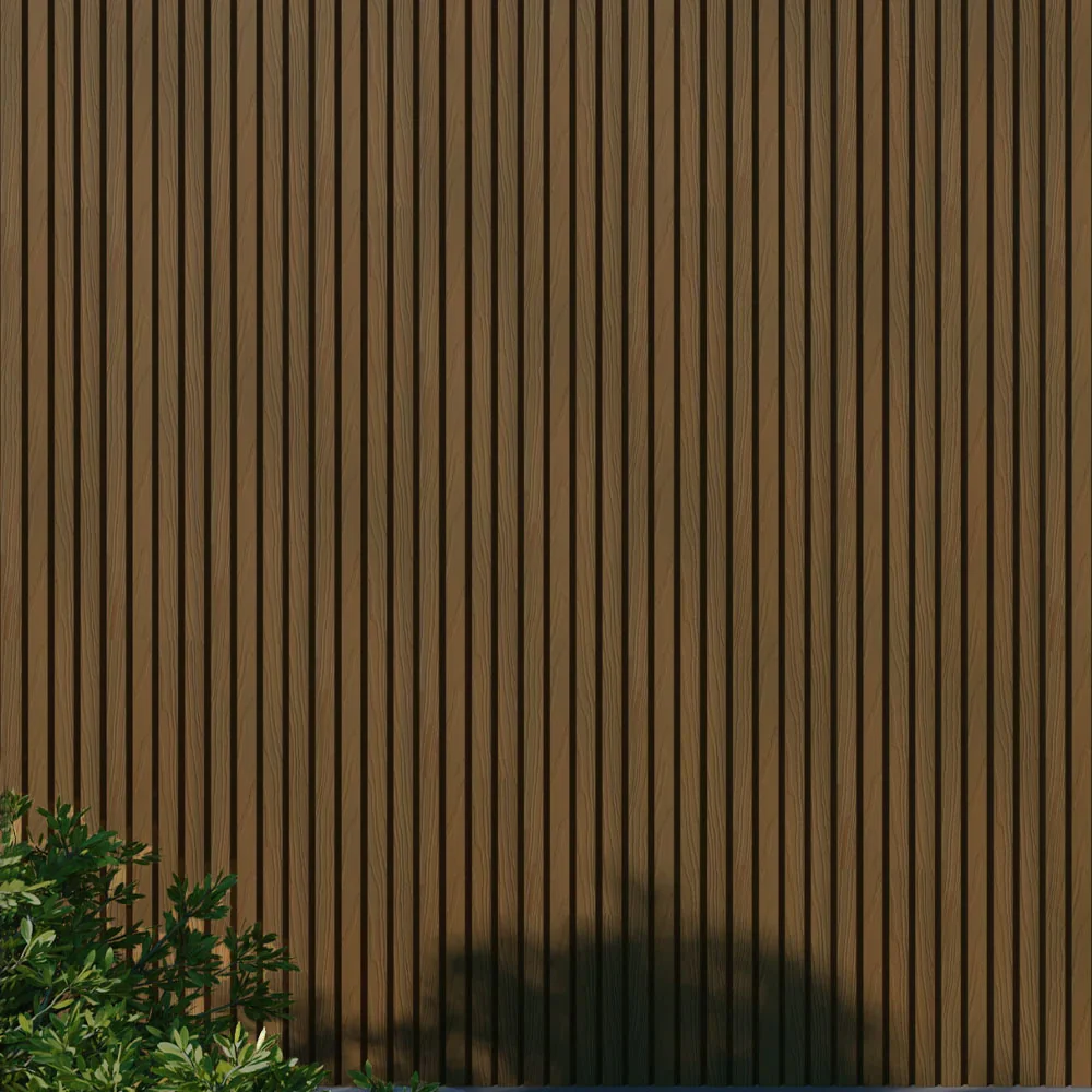 Exterior WPC Wall panel color oak