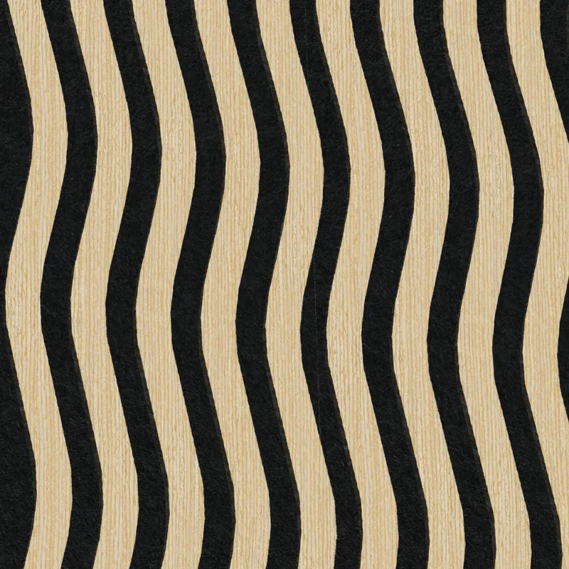 8ft wave acoustic panel white oak color white oak